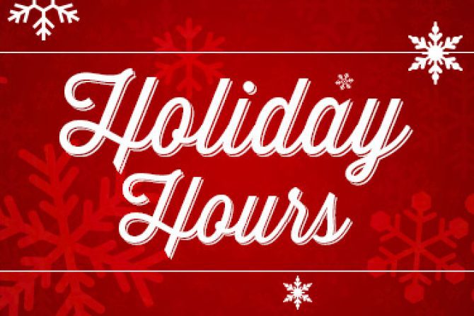 2023 Total Office Year End Holiday Hours